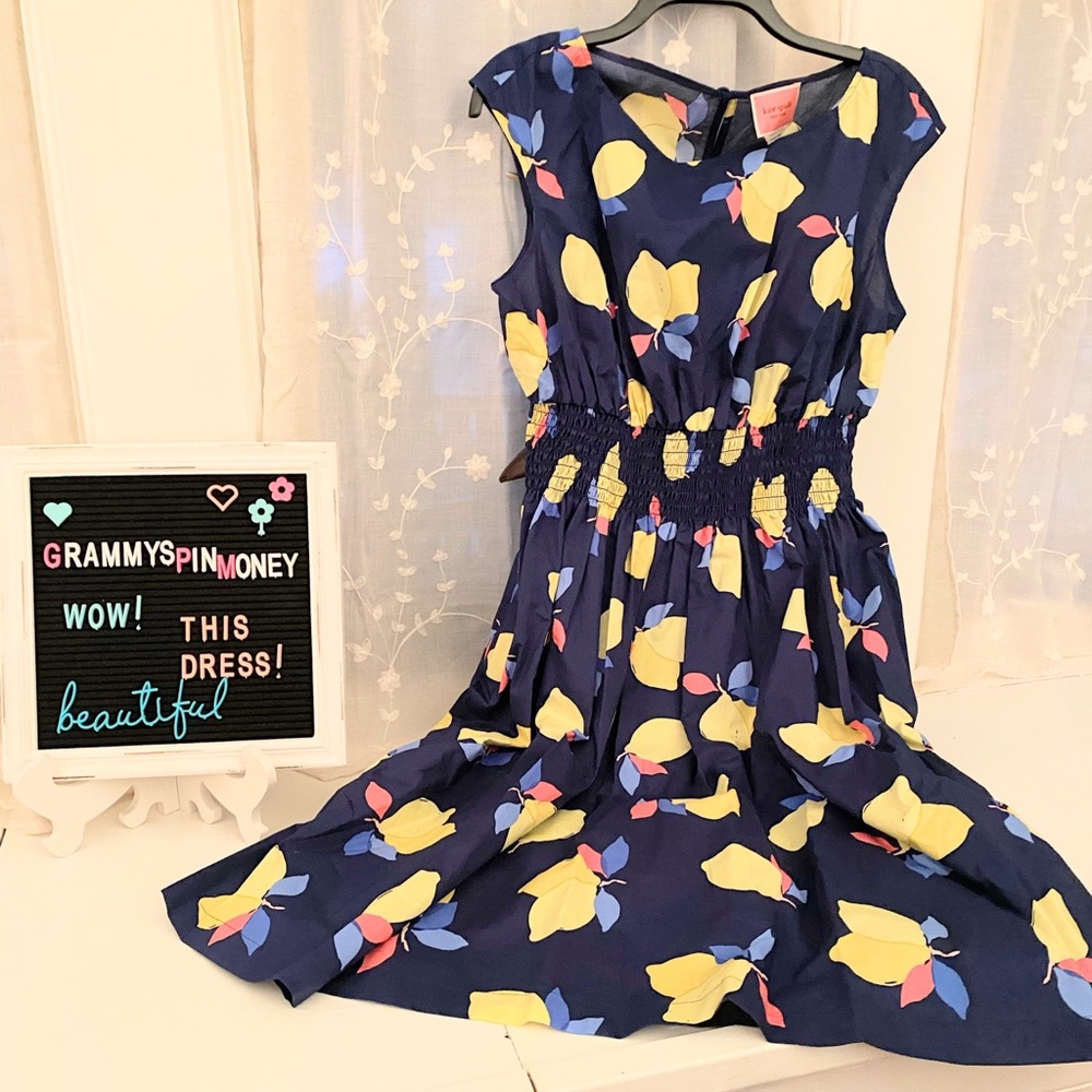 Kate Spade Lemon Zest Blaire Dress NWT